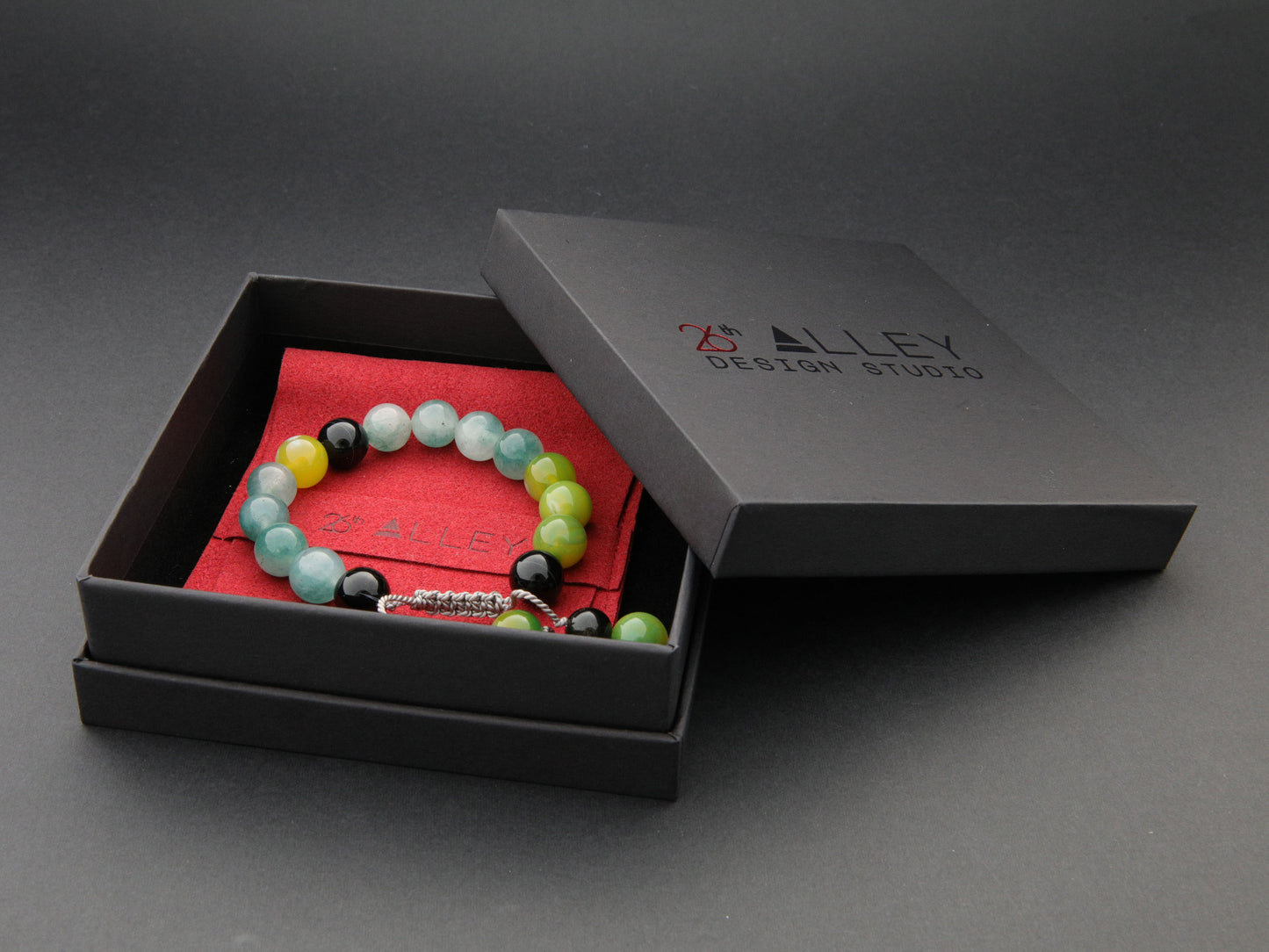 Handcrafted Gemstone Bead Bracelet - Unisex Jewellery for Men and Women, Design name: Moonlight