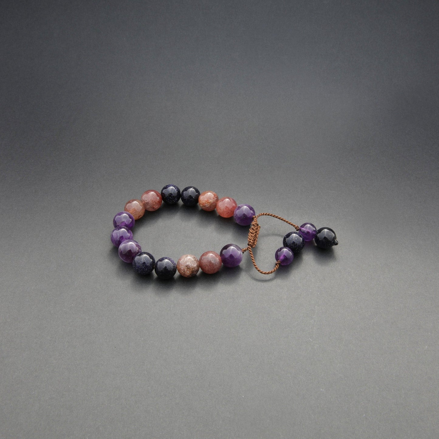 Handcrafted Gemstone Bead Bracelet - Unisex Jewellery for Men and Women, Design name: Cinnamon