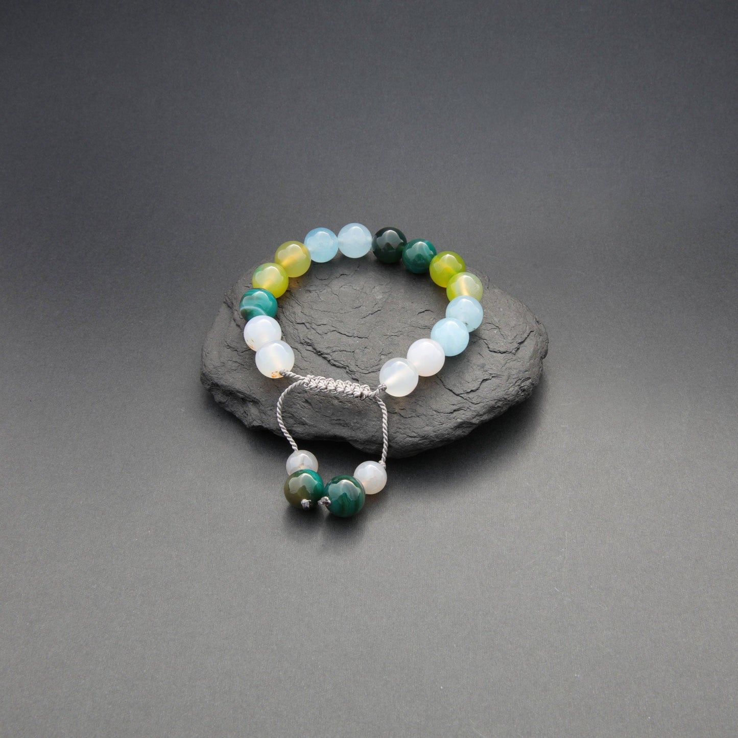 Handcrafted Gemstone Bead Bracelet - Unisex Jewellery for Men and Women, Design name: Infinity