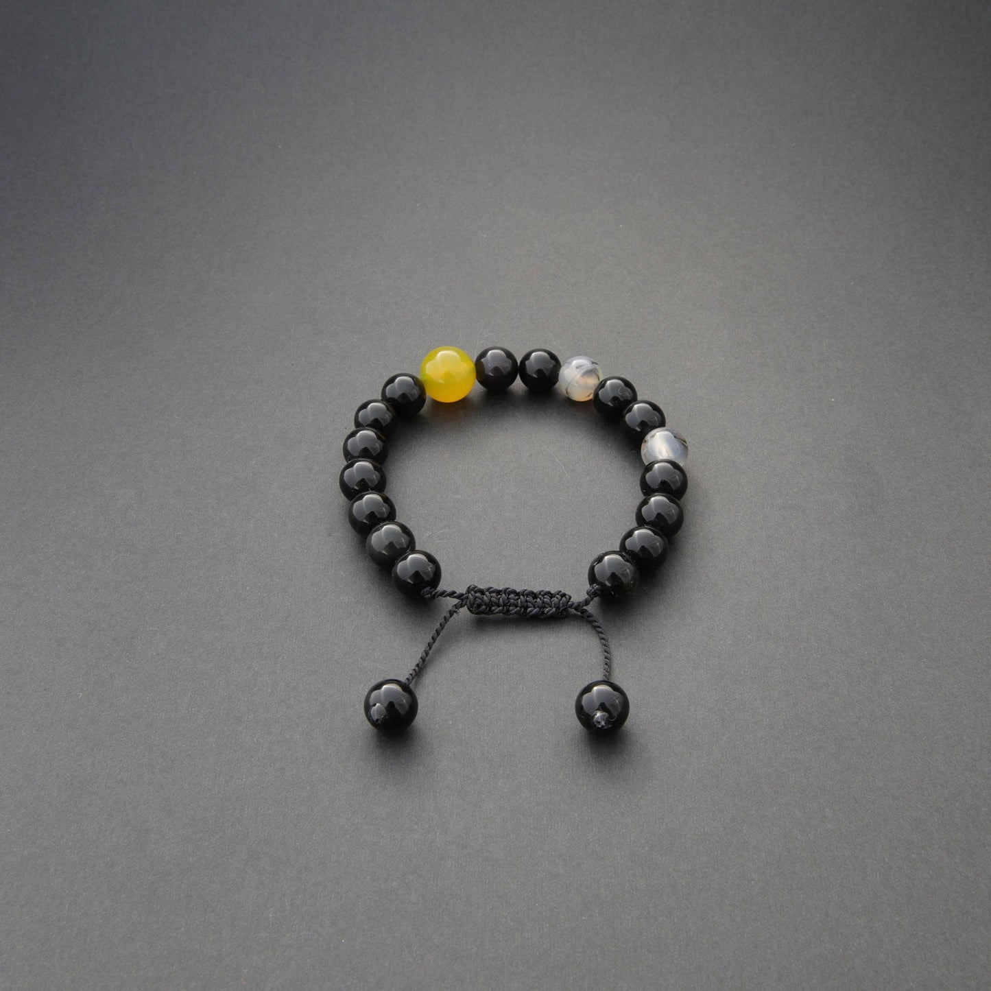 Handcrafted Gemstone Bead Bracelet - Unisex Jewellery for Men and Women, Design name: My only one