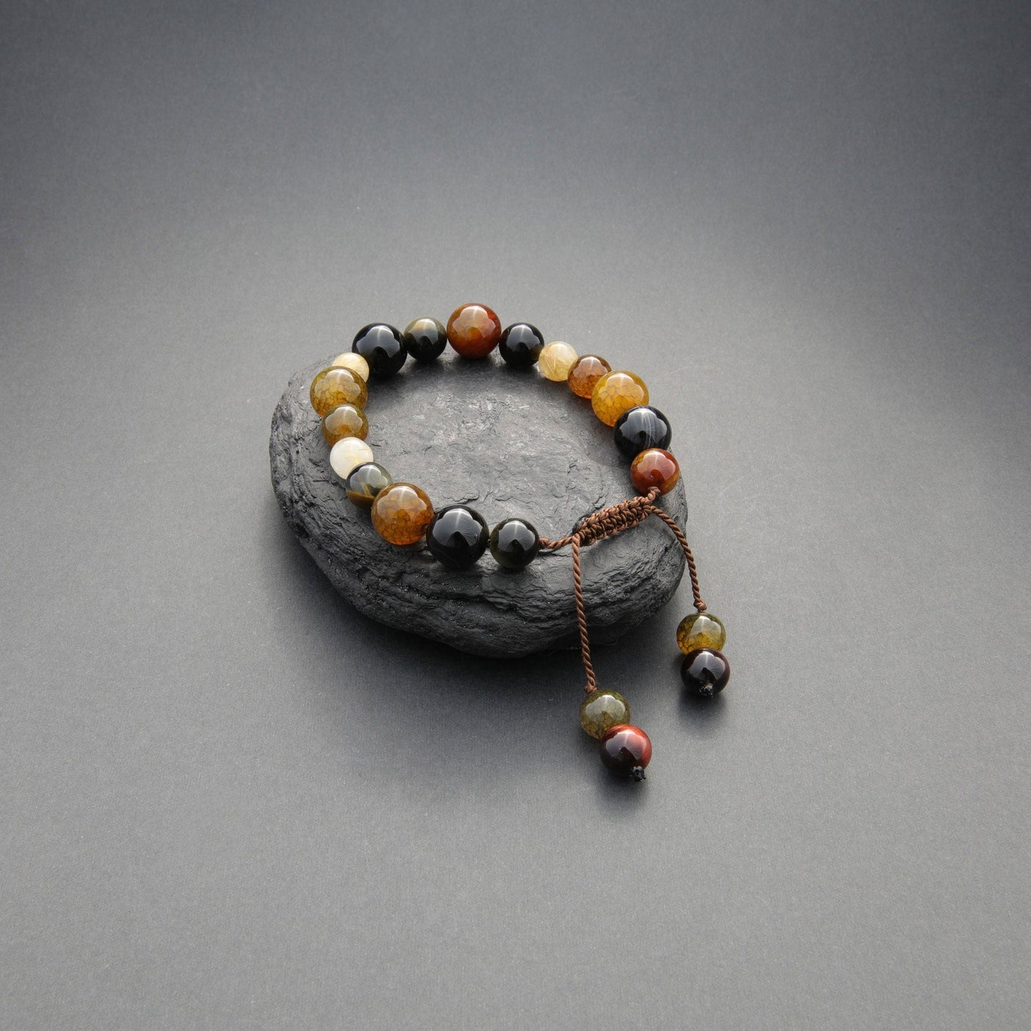 Handcrafted Gemstone Bead Bracelet - Unisex Jewellery for Men and Women, Design name: You belong