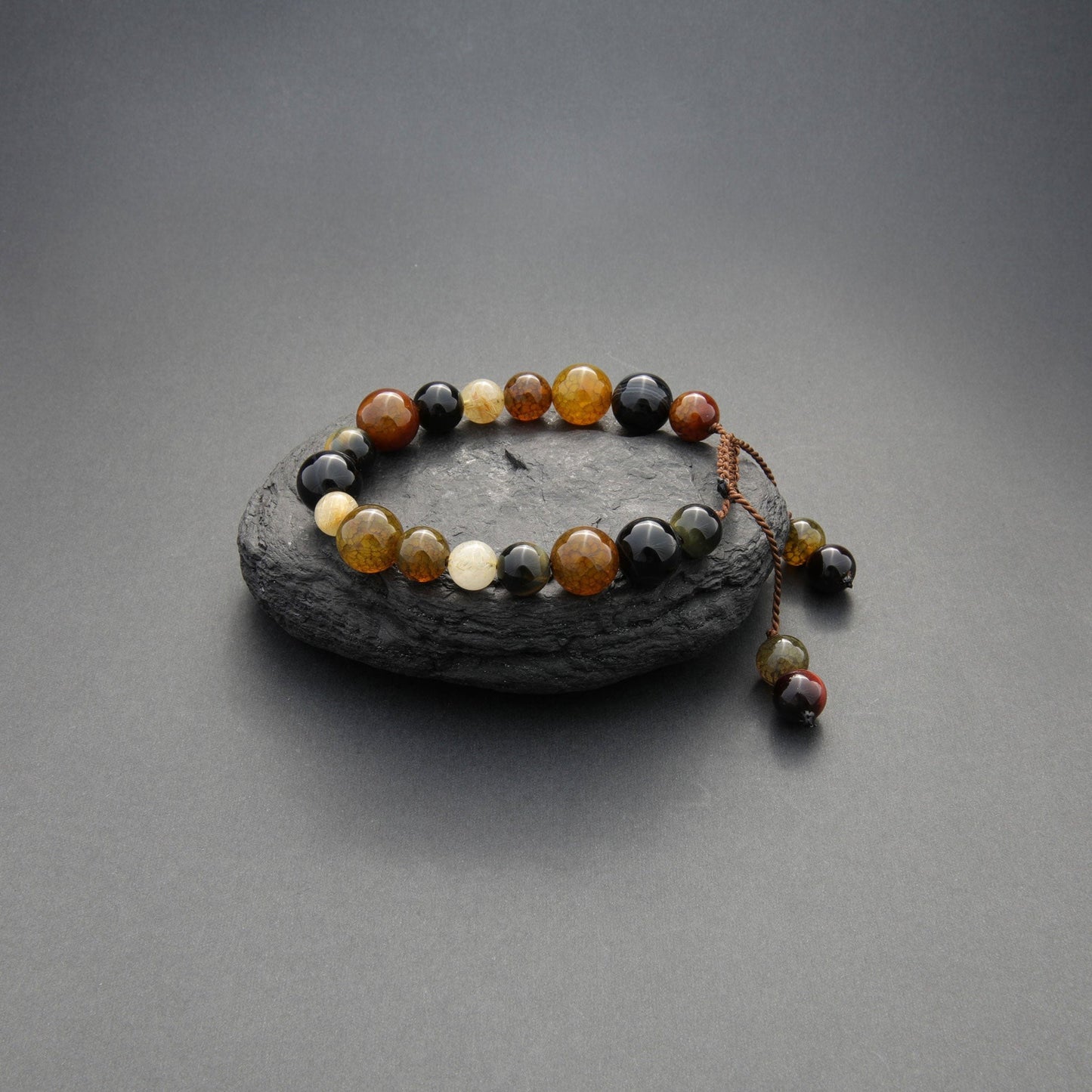 Handcrafted Gemstone Bead Bracelet - Unisex Jewellery for Men and Women, Design name: You belong