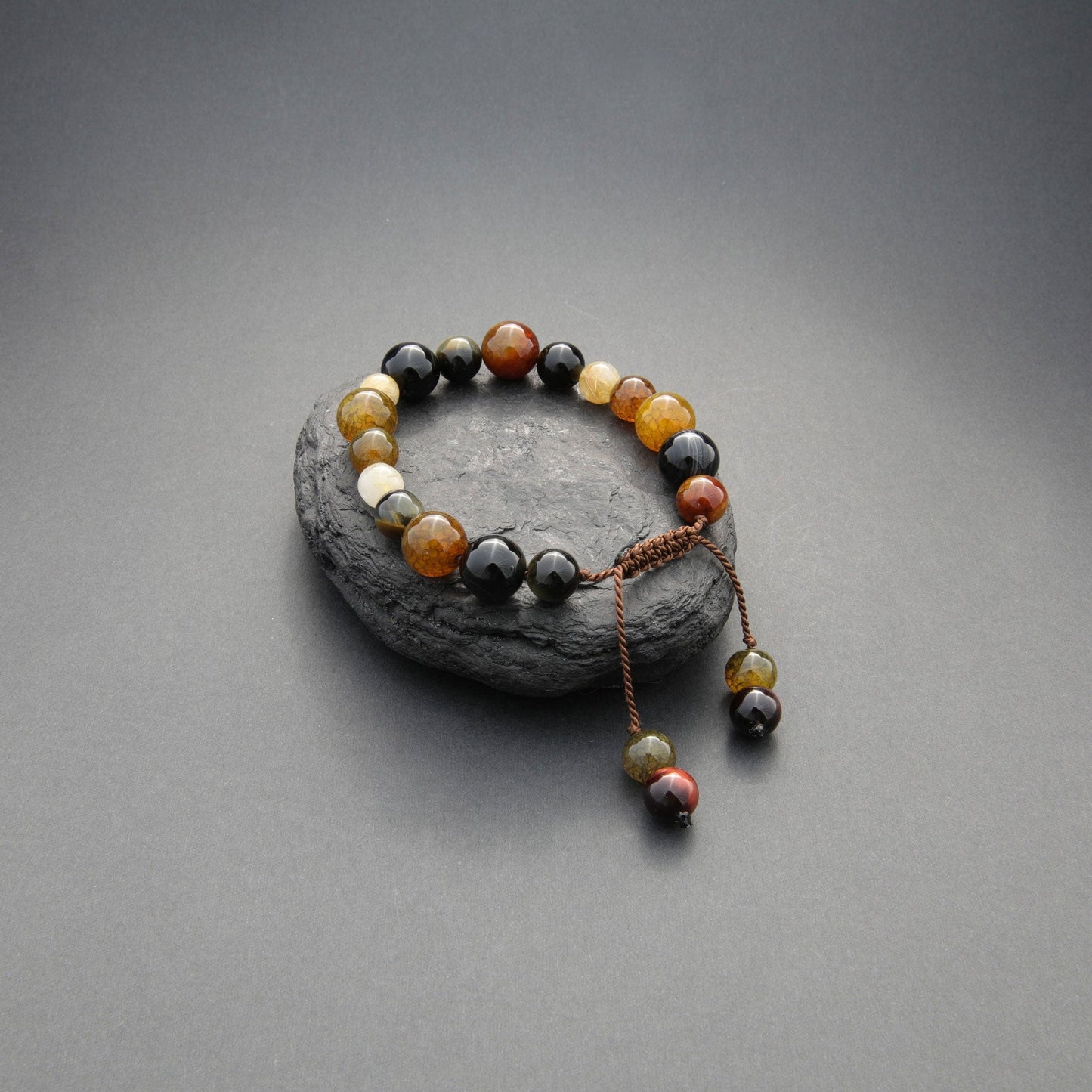 Handcrafted Gemstone Bead Bracelet - Unisex Jewellery for Men and Women, Design name: You belong