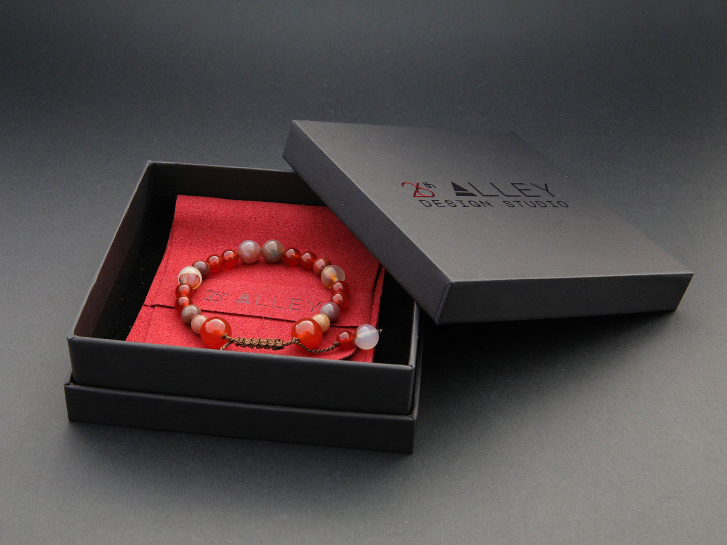 Handcrafted Gemstone Bead Bracelet - Unisex Jewellery for Men and Women, Design name: Sunset