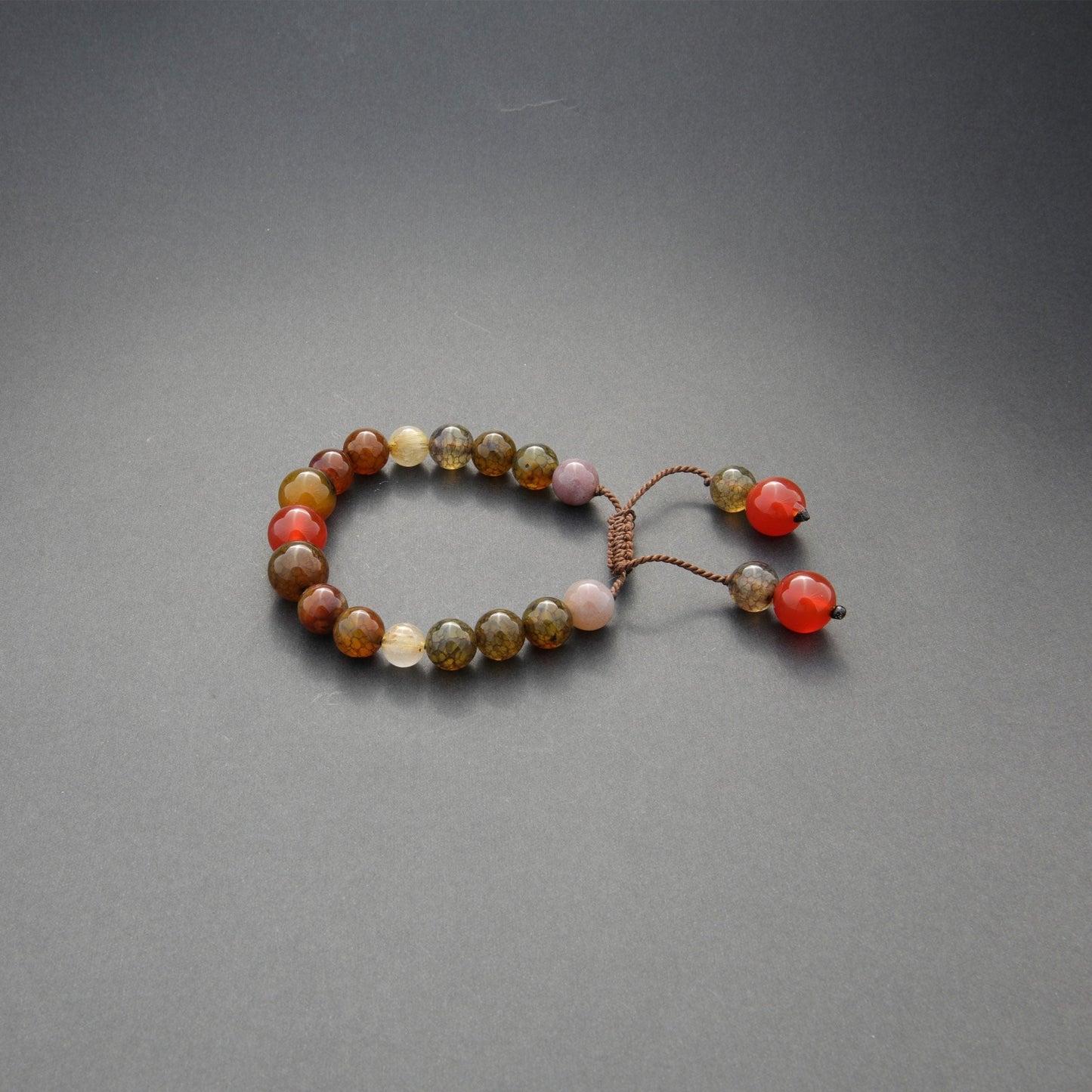 Handcrafted Gemstone Bead Bracelet - Unisex Jewellery for Men and Women, Design name: Friends for life