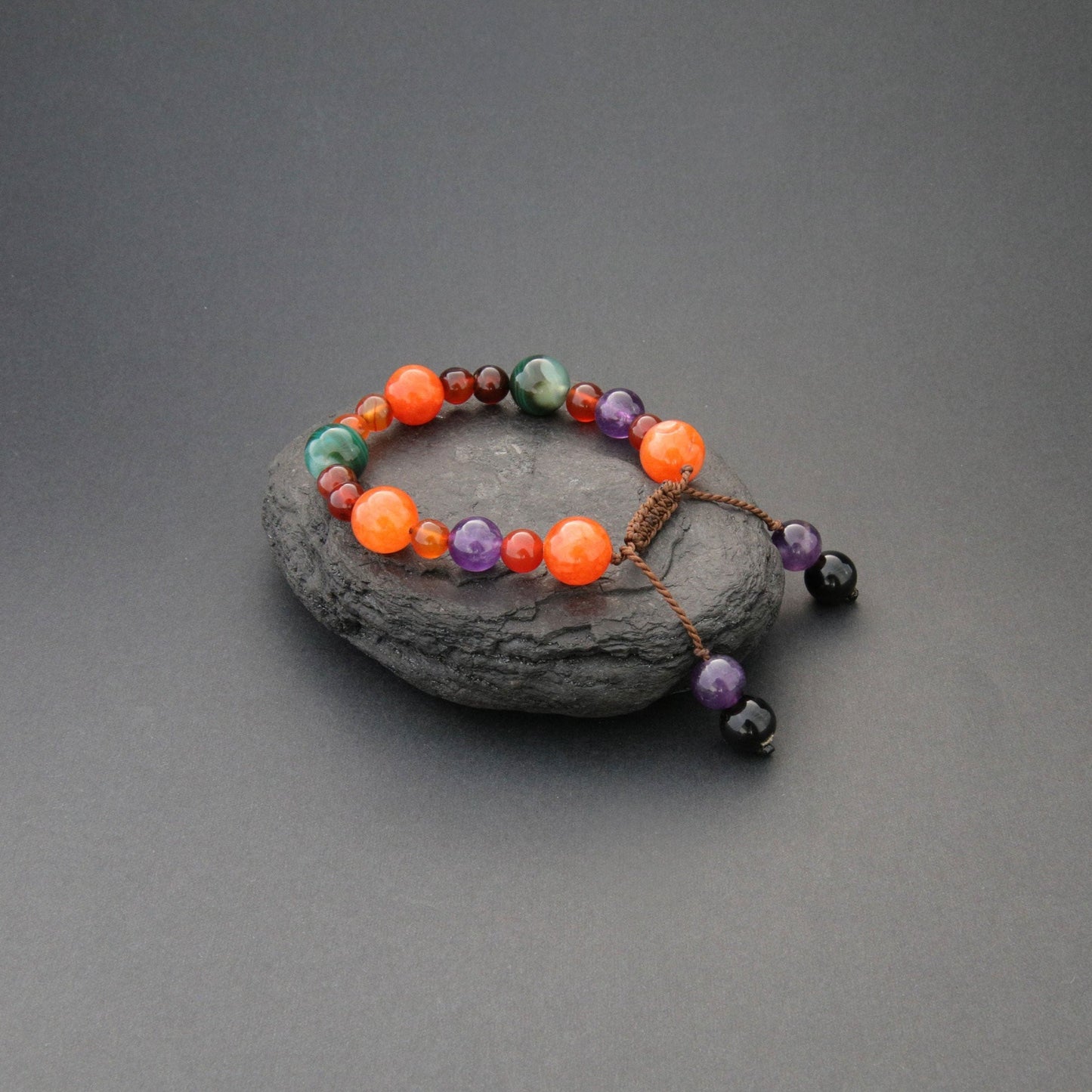 Handcrafted Gemstone Bead Bracelet - Unisex Jewellery for Men and Women, Design name: Unstoppable