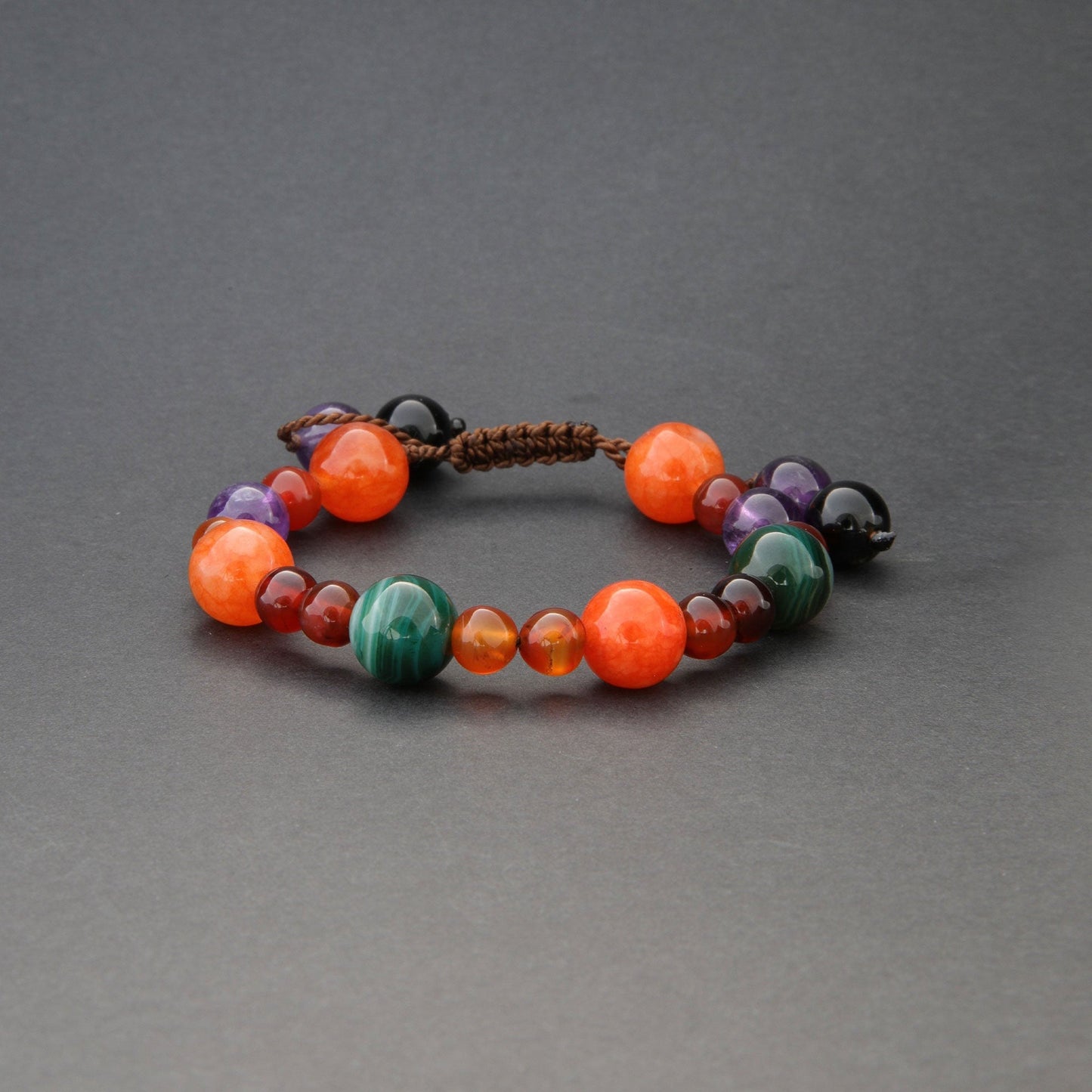 Handcrafted Gemstone Bead Bracelet - Unisex Jewellery for Men and Women, Design name: Unstoppable