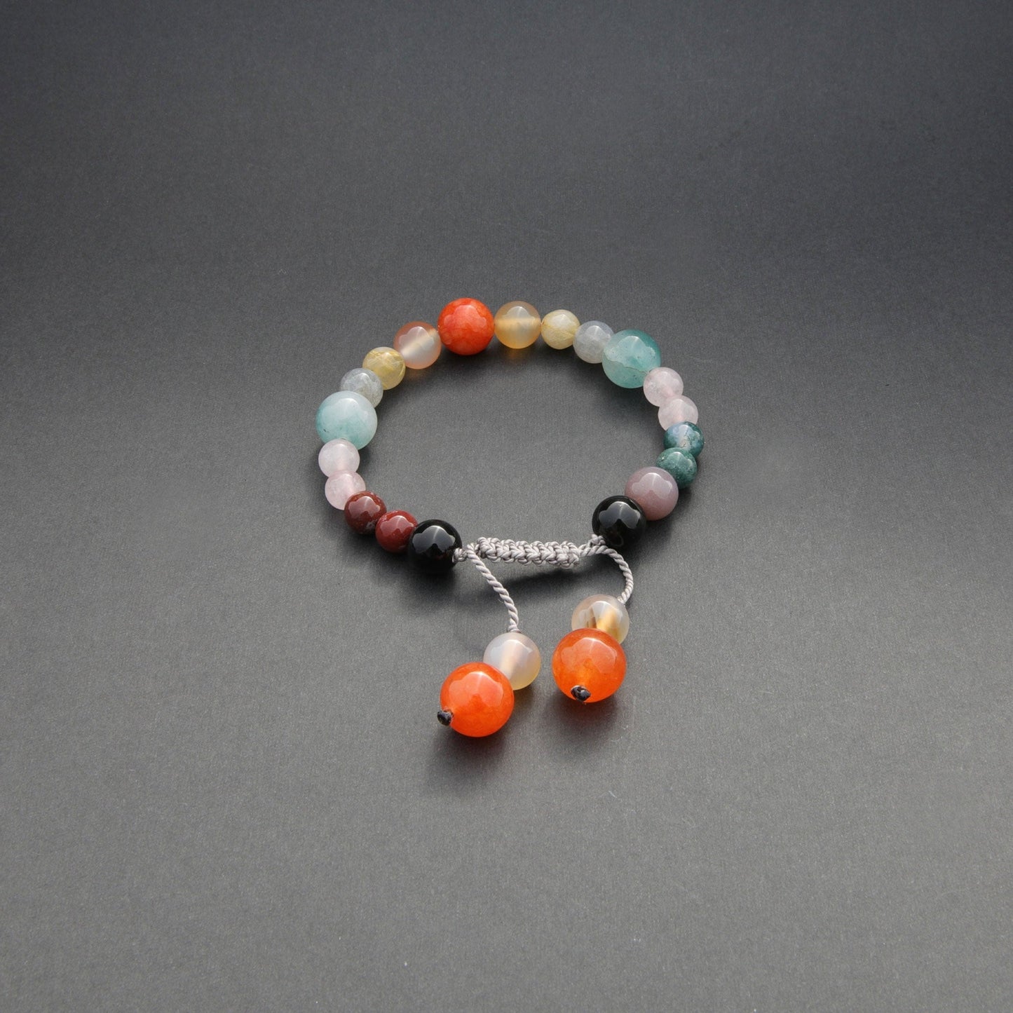 Handcrafted Gemstone Bead Bracelet - Unisex Jewellery for Men and Women, Design name: I remember