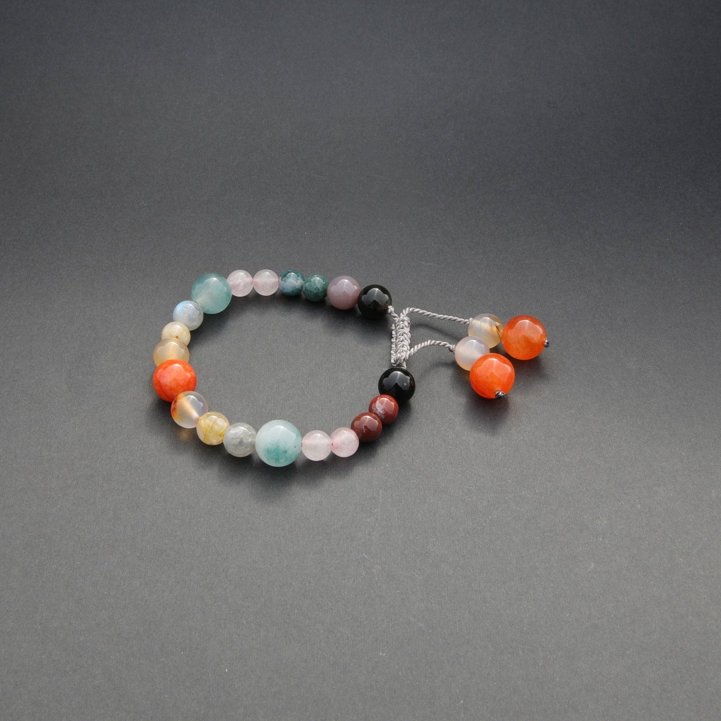 Handcrafted Gemstone Bead Bracelet - Unisex Jewellery for Men and Women, Design name: I remember