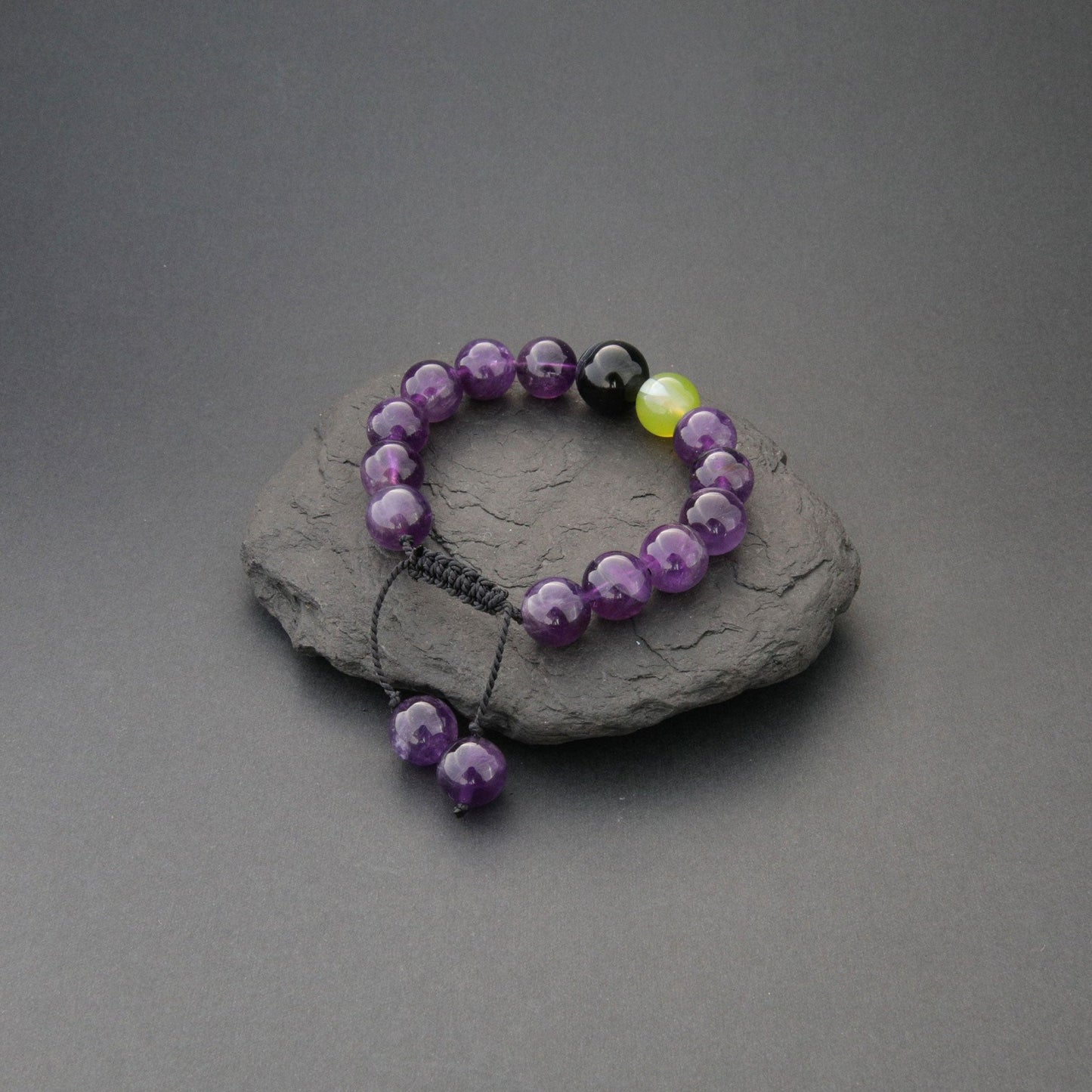 Handcrafted Gemstone Bead Bracelet - Unisex Jewellery for Men and Women, Design name: True heart