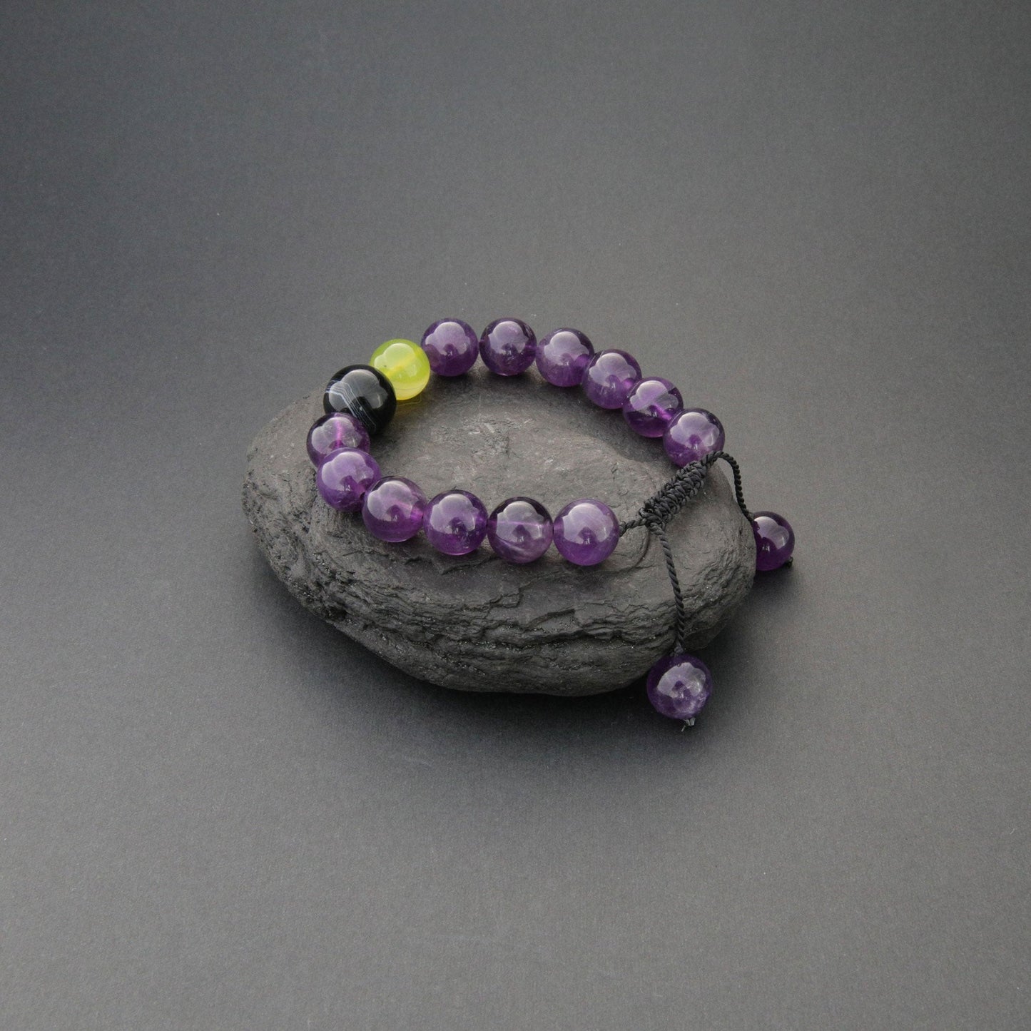 Handcrafted Gemstone Bead Bracelet - Unisex Jewellery for Men and Women, Design name: True heart