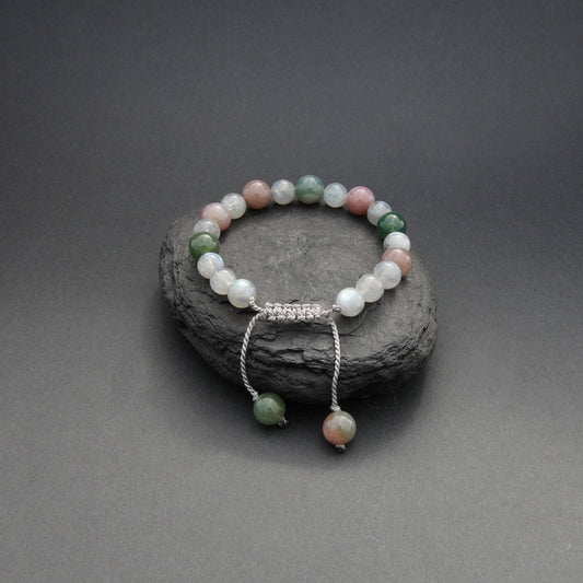 Handcrafted Gemstone Bead Bracelet - Unisex Jewellery for Men and Women, Design name: Dreamer