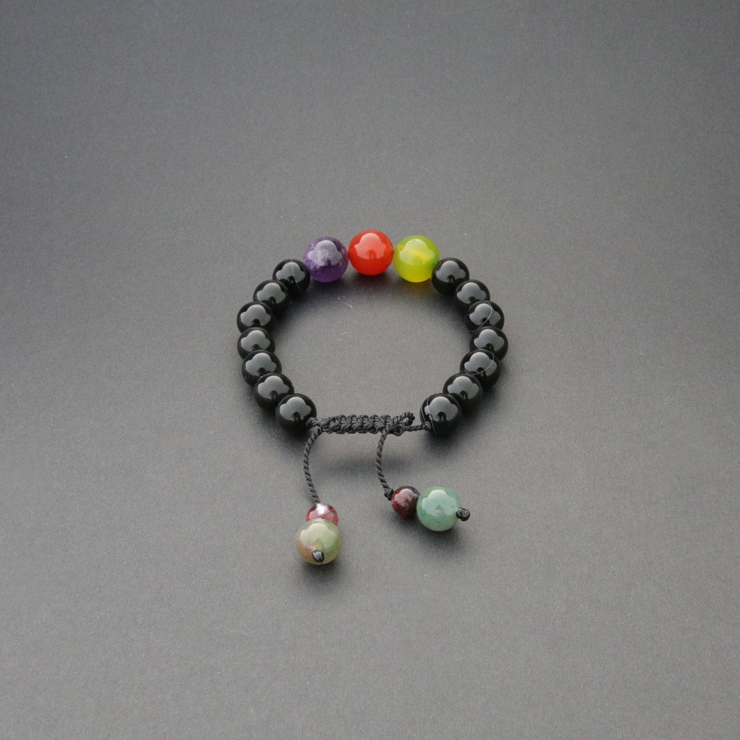 Handcrafted Gemstone Bead Bracelet - Unisex Jewellery for Men and Women, Design name: Little dragon