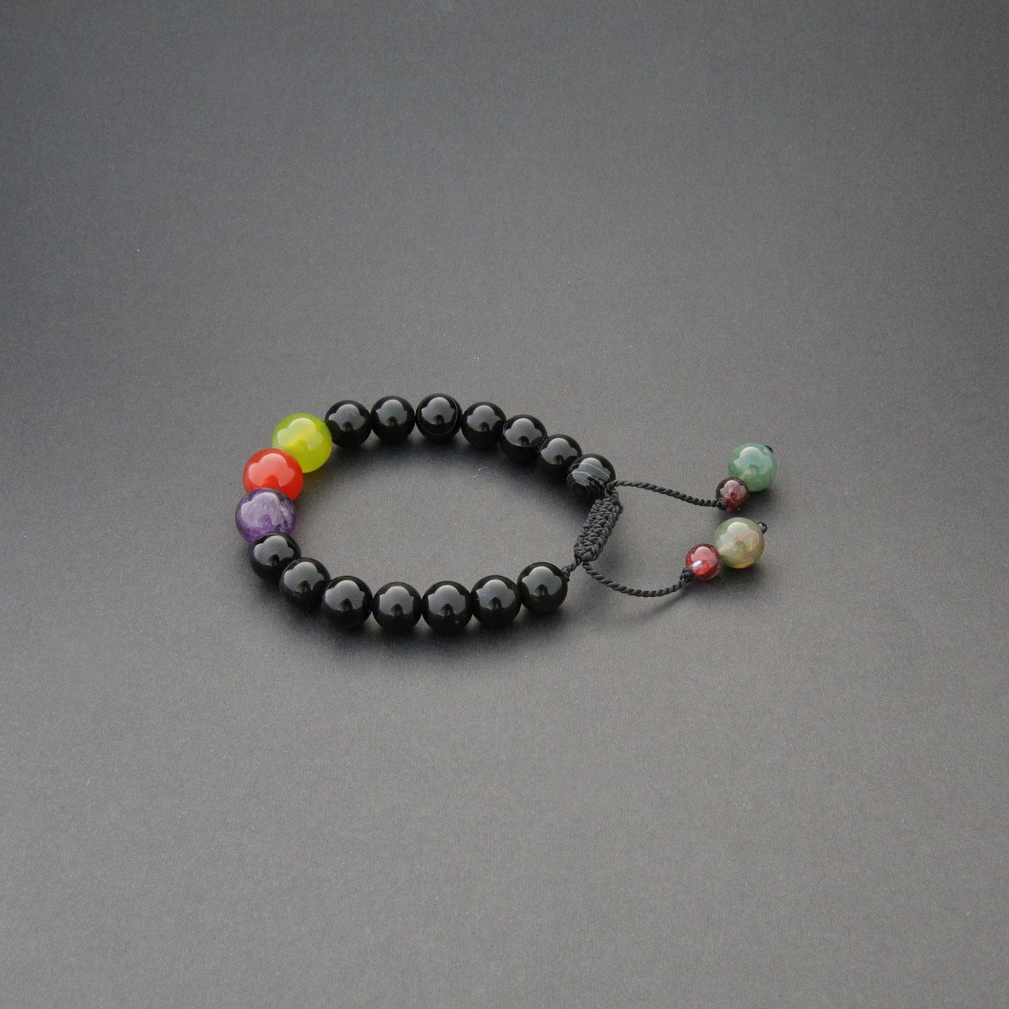 Handcrafted Gemstone Bead Bracelet - Unisex Jewellery for Men and Women, Design name: Little dragon