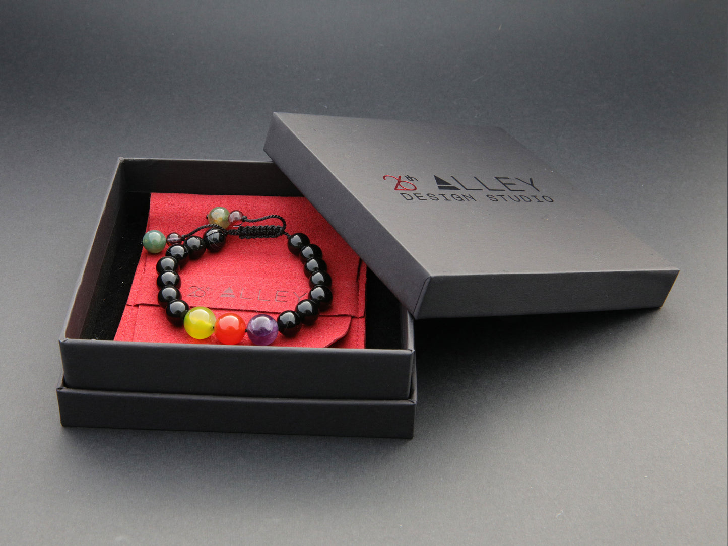 Handcrafted Gemstone Bead Bracelet - Unisex Jewellery for Men and Women, Design name: Little dragon